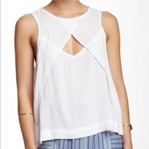Free People Flowy Cut out Top | Medium